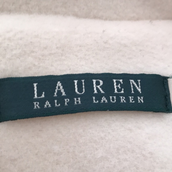 LAUREN RALPH LAUREN - NEW w TAGS wool, cashmere blend white ivory cream coat - Picture 4 of 16